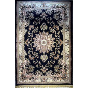 Turkish carpets lamar navy blue