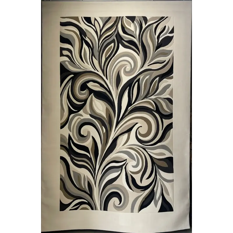 Lotus Turkish Rug AA191A black Size 80*150
