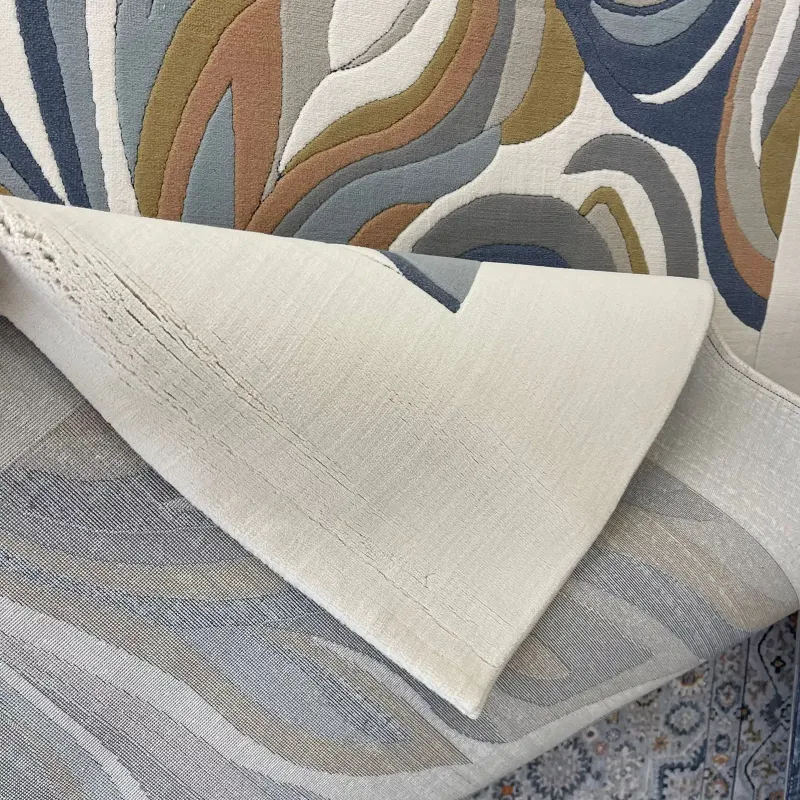 سجاد لوتس تركي AA191A سماوي مقاس 300*400