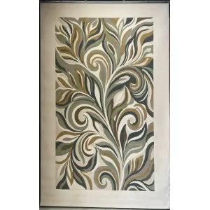 Lotus Turkish Rug AA191A green Size 80*150