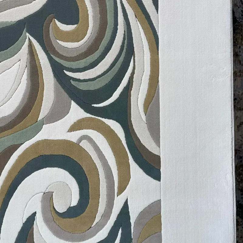 Lotus Turkish Rug AA191A green Size 80*150