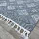 Turkish louvre burlap carpet C583A gray size200*300