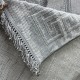 Turkish louvre burlap carpet D133A gray size 300*400