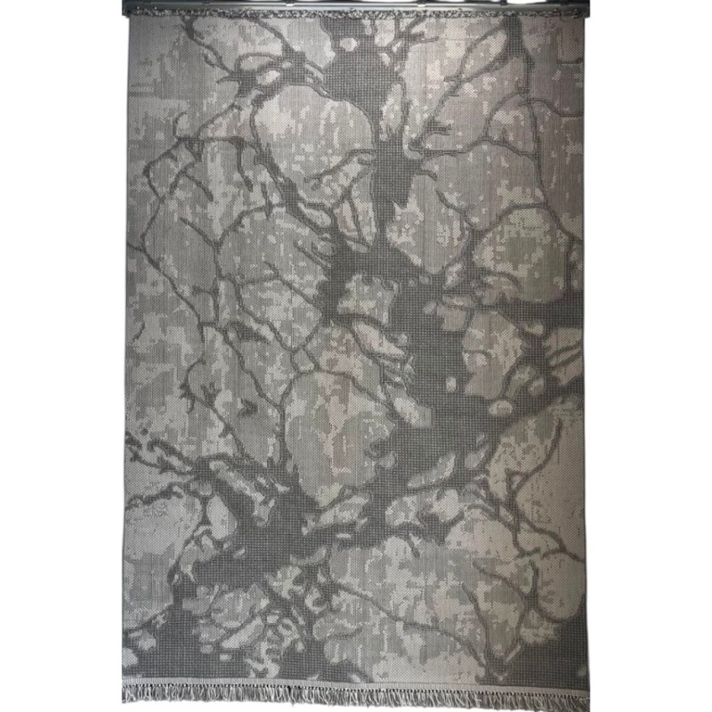 سجاد خيش لوفر تركي E089A رصاصي فاتح مقاس 250*350