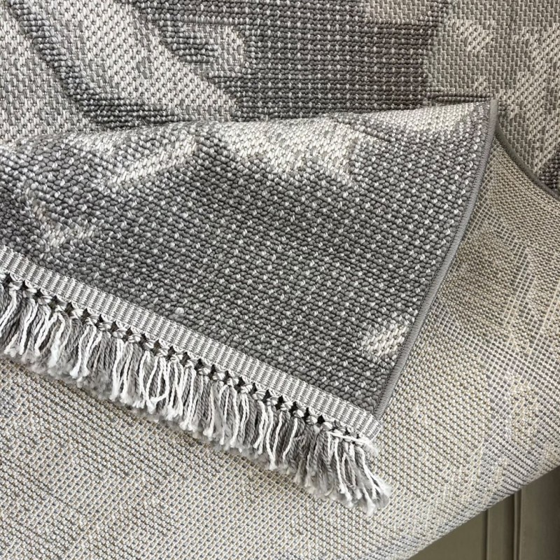 سجاد خيش لوفر تركي E089A رصاصي فاتح مقاس 250*350