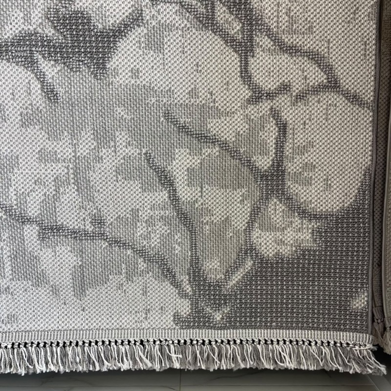 سجاد خيش لوفر تركي E089A رصاصي فاتح مقاس 250*350