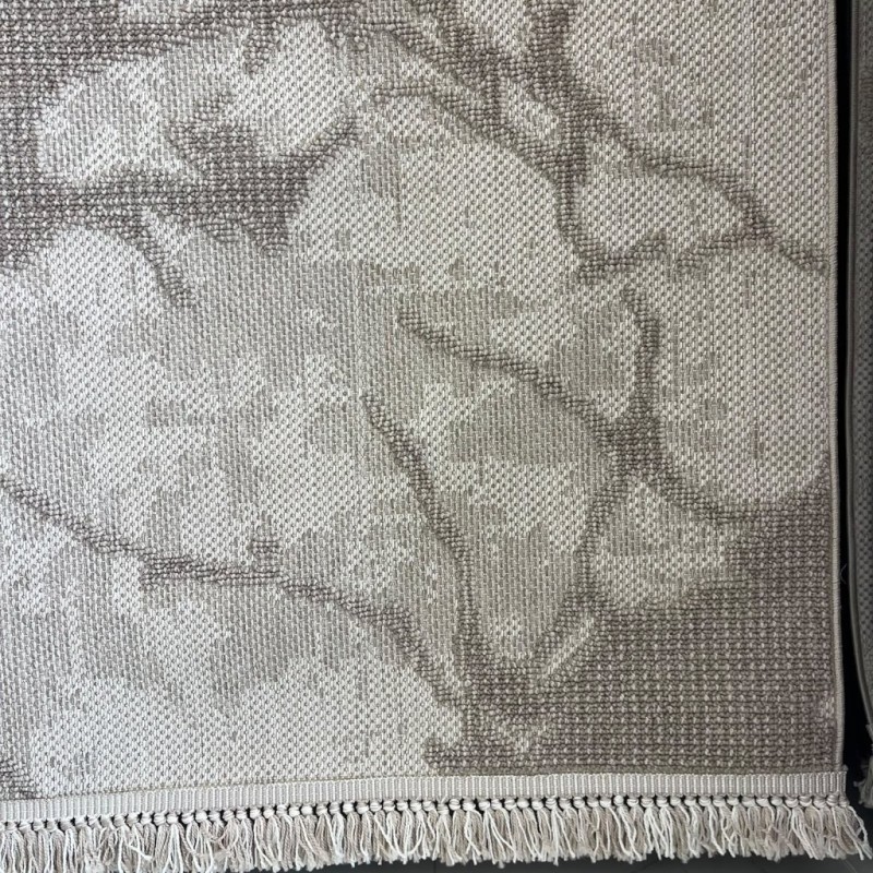 سجاد خيش لوفر تركي E089A بني فاتح مقاس 300*400