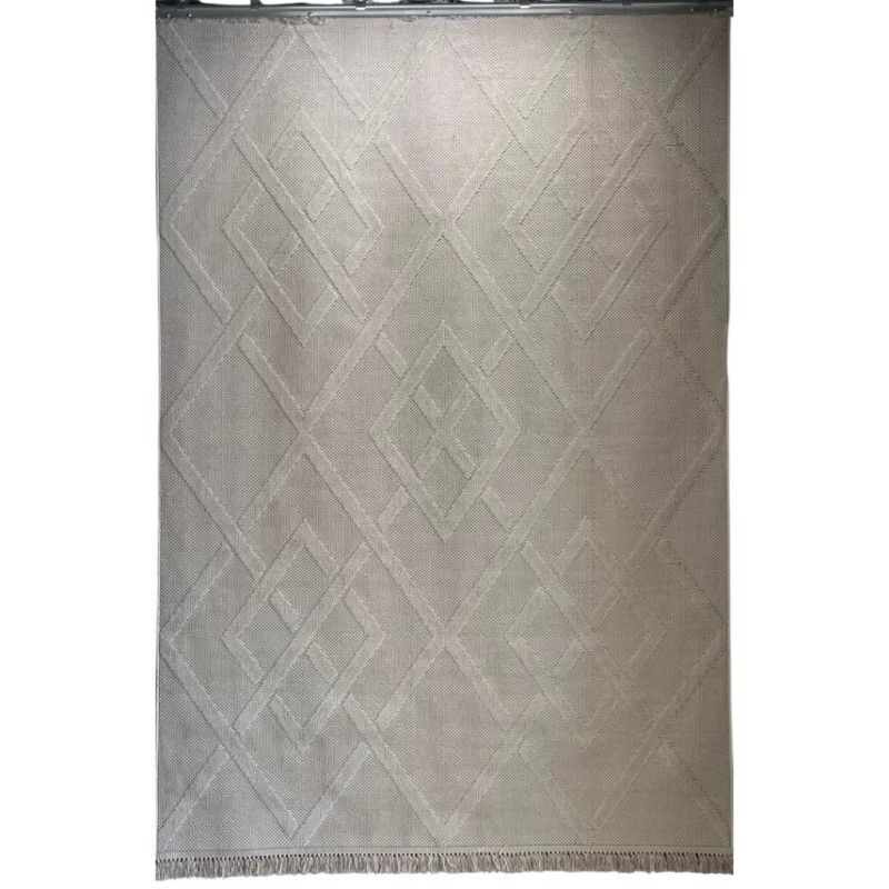 Turkish Loafer Jute Rug E091A CREAM Size 250*350