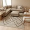 Turkish Loafer Jute Rug E091A Light gray Size 50*80