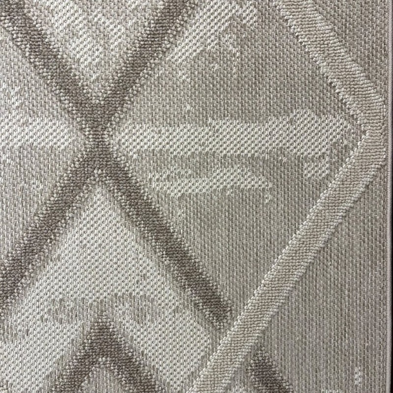 Turkish Loafer Jute Rug E091A Light gray Size 50*80
