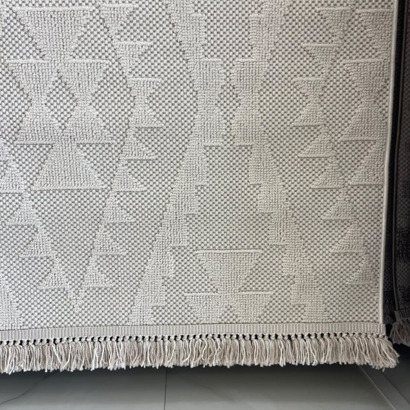 سجاد خيش لوفر تركي E091A بيج كريم مقاس 50*80