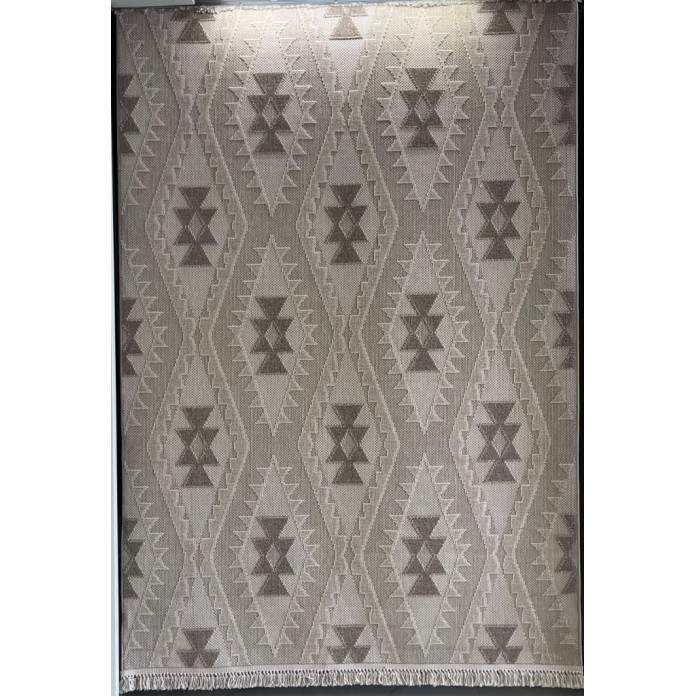 سجاد خيش لوفر تركي E094A بني فاتح بيج مقاس 250*350