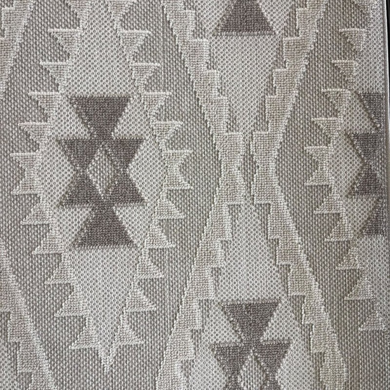 Turkish Loafer Jute Rug E094A Light gray Size 200*300