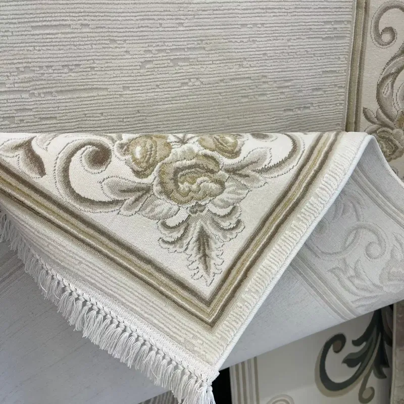 سجاد تركي مدريد 41135A ذهبي مقاس  100*300