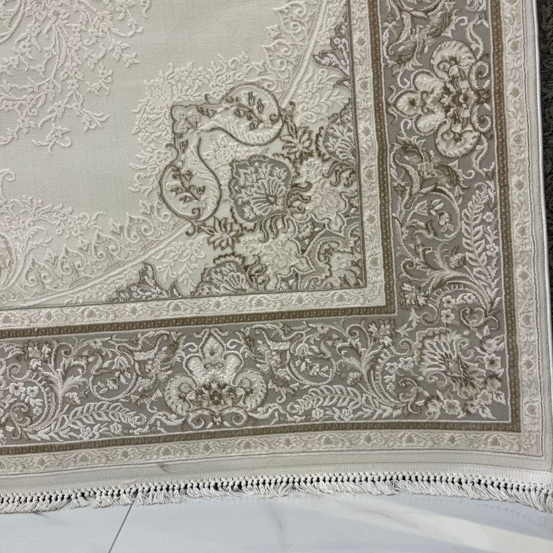Marbilla Turkish Rug 40005C Beige Size 100x300