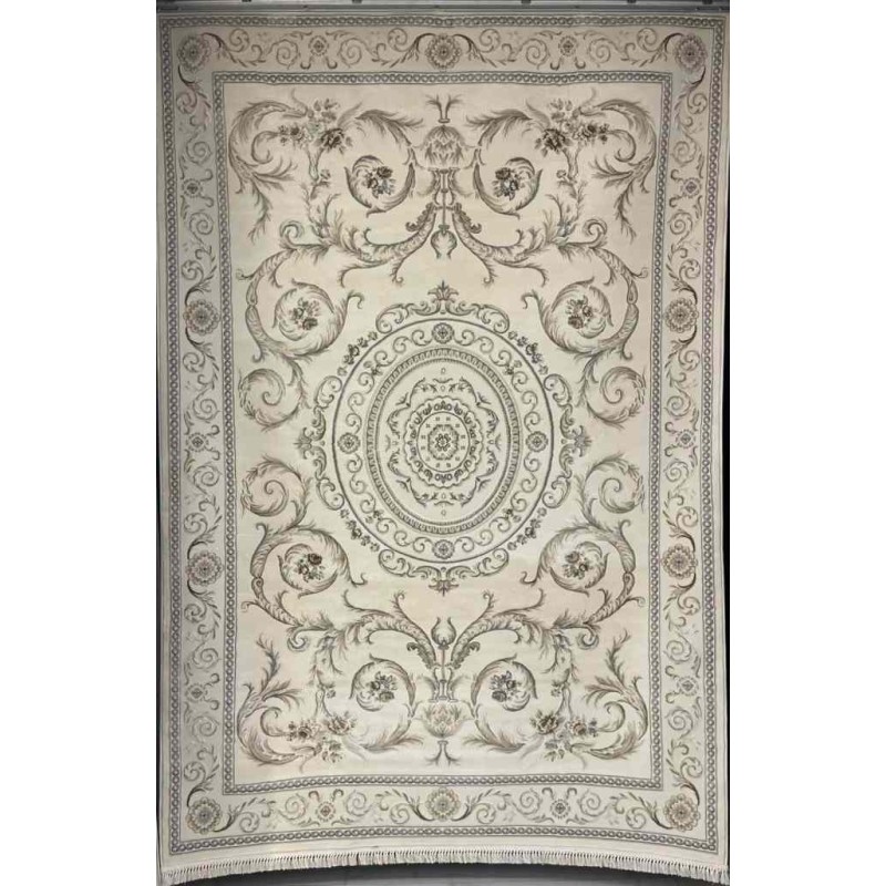 Mehran Turkish Carpet 40288A cream Size 250*350