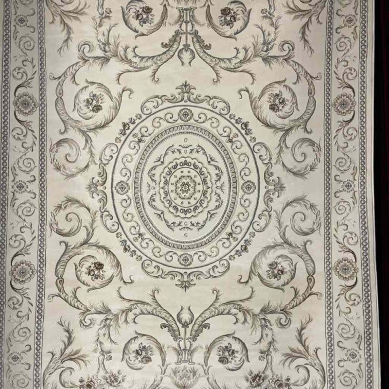 Mehran Turkish Carpet 40288A cream Size 250*350