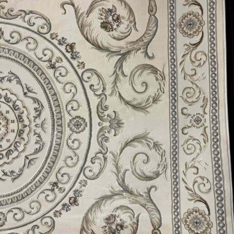 Mehran Turkish Carpet 40288A cream Size 250*350