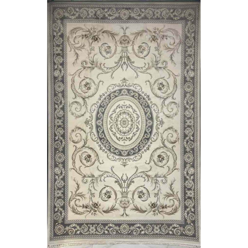 Mehran Turkish Carpet 40288A gray Size 100*300