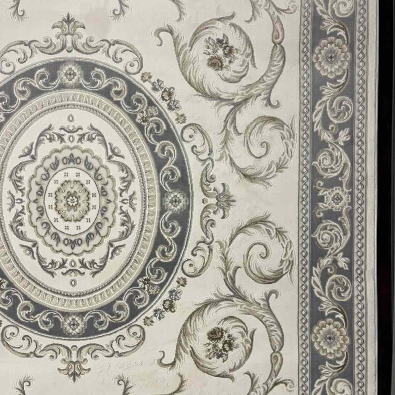 Mehran Turkish Carpet 40288A gray Size 100*300