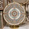 Hilton 43759A Turkish rug cream aqua round size 150x150 cm