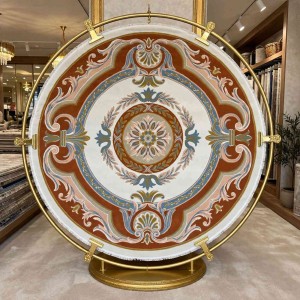 سجاد تركي هيلتون 43759A كريم تيرا دائري مقاس 150*150 سم