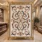 سجاد تركي لومي HN72B ابيض ذهبي مقاس 100*300