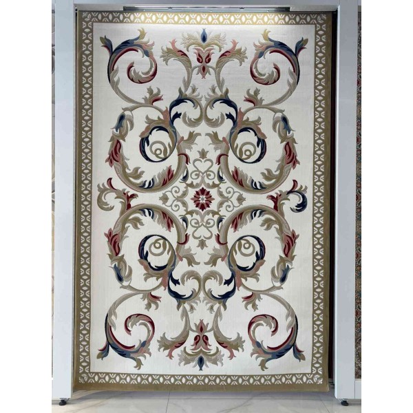 LUMI Turkish Rug HN72B WHITE golden Size 100*300
