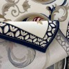 LUMI Turkish Rug HN72B WHITE NAVY Size 250*350
