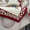 LUMI Turkish Rug HN72B WHITE red Size 150*230