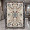 HILTON Turkish Rug 43759A NAVY GREEN Size 250*350