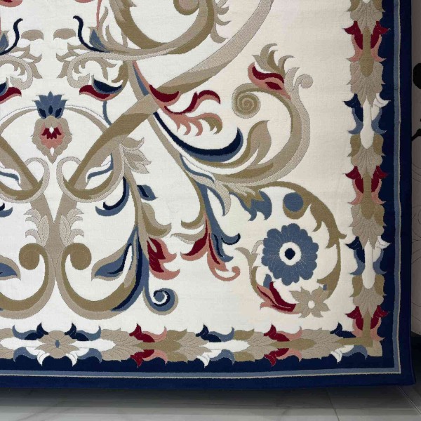 MOLER Turkish Rug HN75B WHITE NAVY Size 250*350