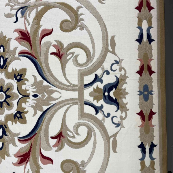 سجاد تركي مولر HN75B ابيض ذهبي مقاس 150*230
