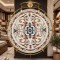 سجاد تركي مولر HN75B ابيض دائري مقاس 150*150 سم