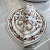 MOLER HN75B Turkish rug WHITE round size 150x150 cm