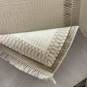 Turkish Modern rugs moon 40986A beige size 50*80