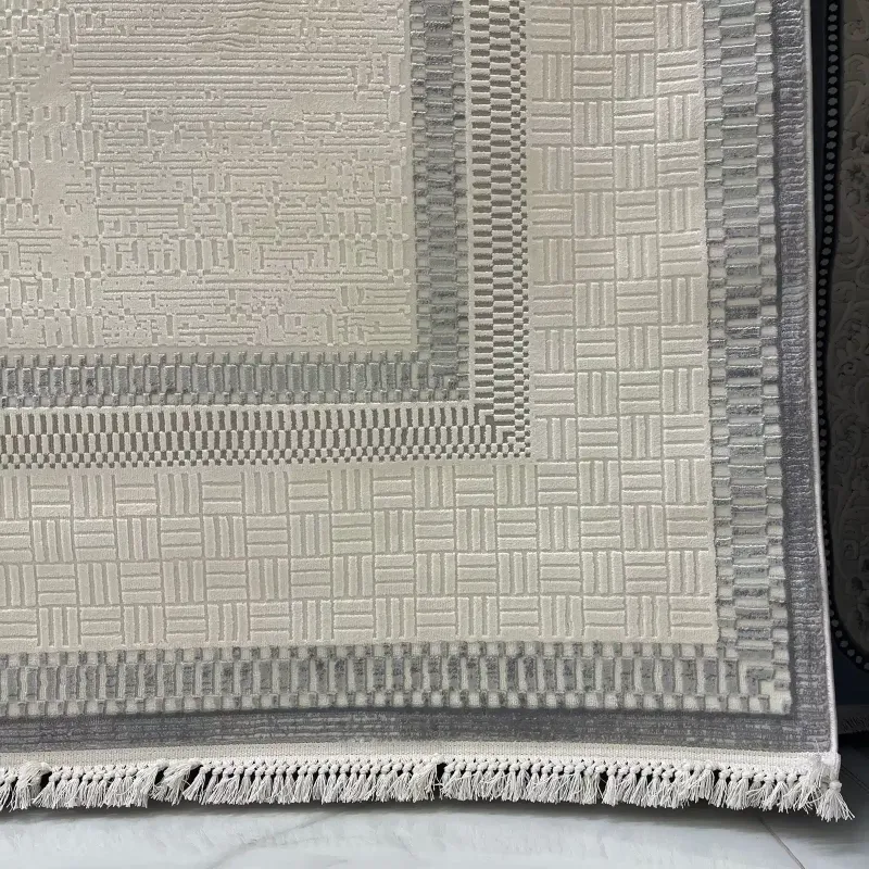 سجاد تركي مودرن مون 40986A رصاصي مقاس 250*350