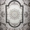 سجاد تركي موناليزا 41185A كريم اسود مقاس 200*300