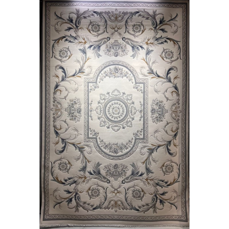 سجاد تركي موناليزا 41185A كريم سماوي مقاس 100*200