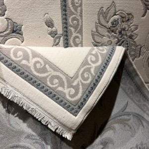 Turkish MONALIZA 41185A Rug cream blue Size 80*150