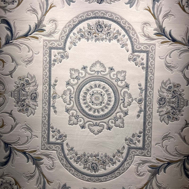 سجاد تركي موناليزا 41185A كريم سماوي مقاس 100*200
