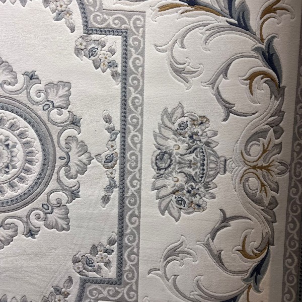 Turkish MONALIZA 41185A Rug cream blue Size 80*150