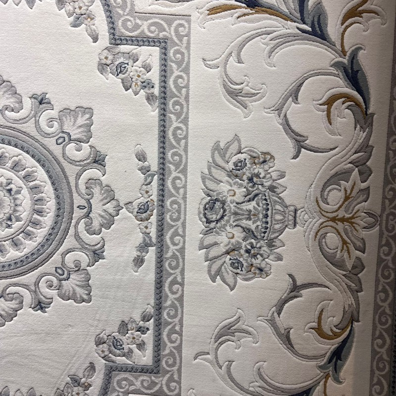 سجاد تركي موناليزا 41185A كريم سماوي مقاس 100*200