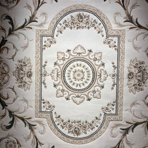 Turkish MONALIZA 41185A Rug cream green Size 400*500