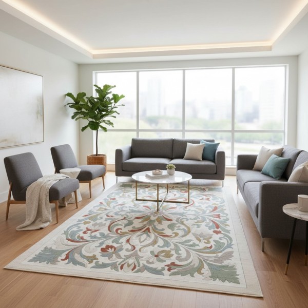 سجاد بالاس تركي F0848A تيرا مقاس 100*300