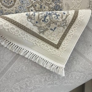 سجاد باناميرا تركي 35830A كريم سماوي مقاس 100*200