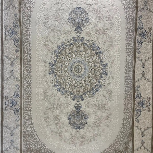 سجاد باناميرا تركي 35830A كريم سماوي مقاس 100*300