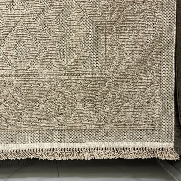 Turkish PICASSO Jute Rug RE7507 beige Size 50*80
