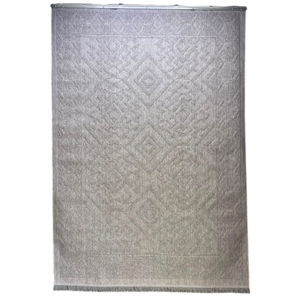 Turkish PICASSO Jute Rug RE7507 gray Size 150*220