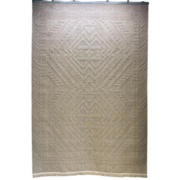 Turkish PICASSO Jute Rug RE7509 BEIGE Size 200*300